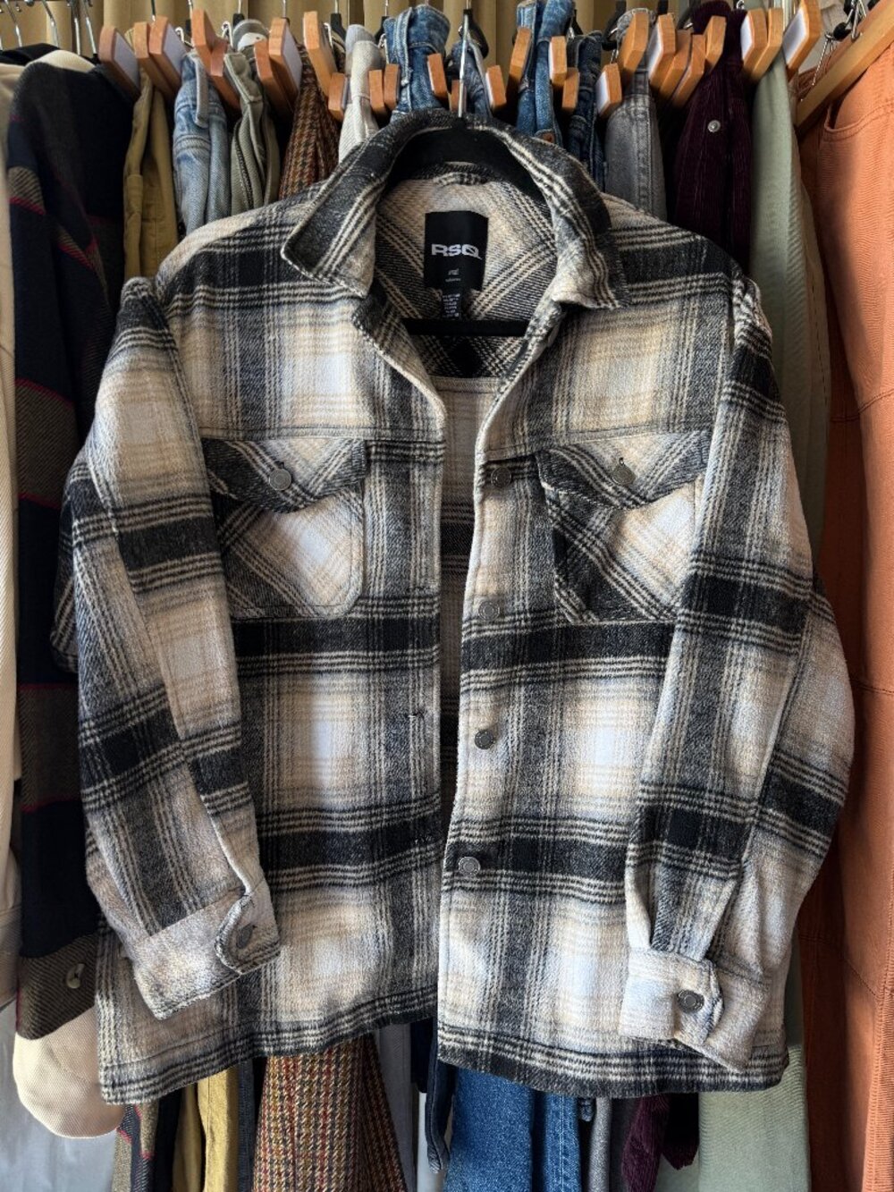 Tilly's RSQ Plaid Flannel Shacket